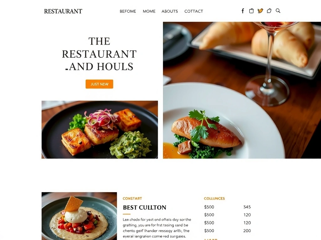 Proiectul 1: Site de prezentare pentru un restaurant
